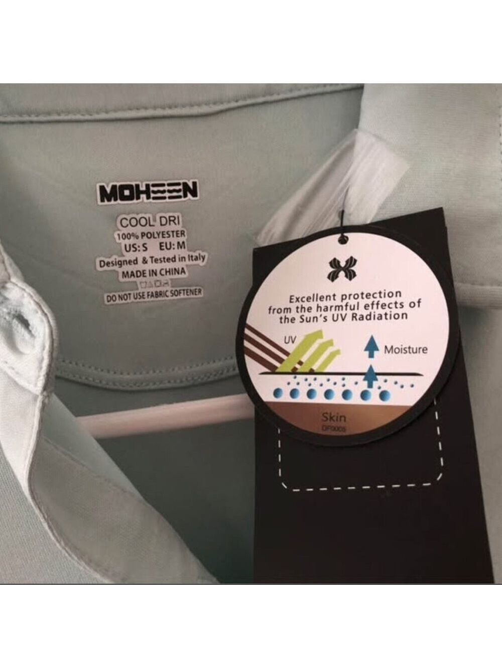 NWT Moheen Golf Apparel Women's Activewear Top Mint Green - Picture 2 of 5